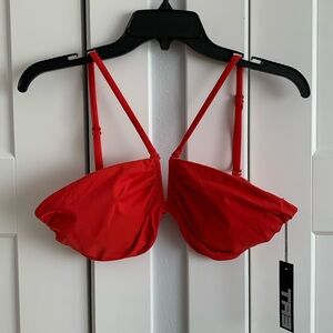 NWT! TA3 Converty Bandeau Top Adjustable Straps Red Size L
